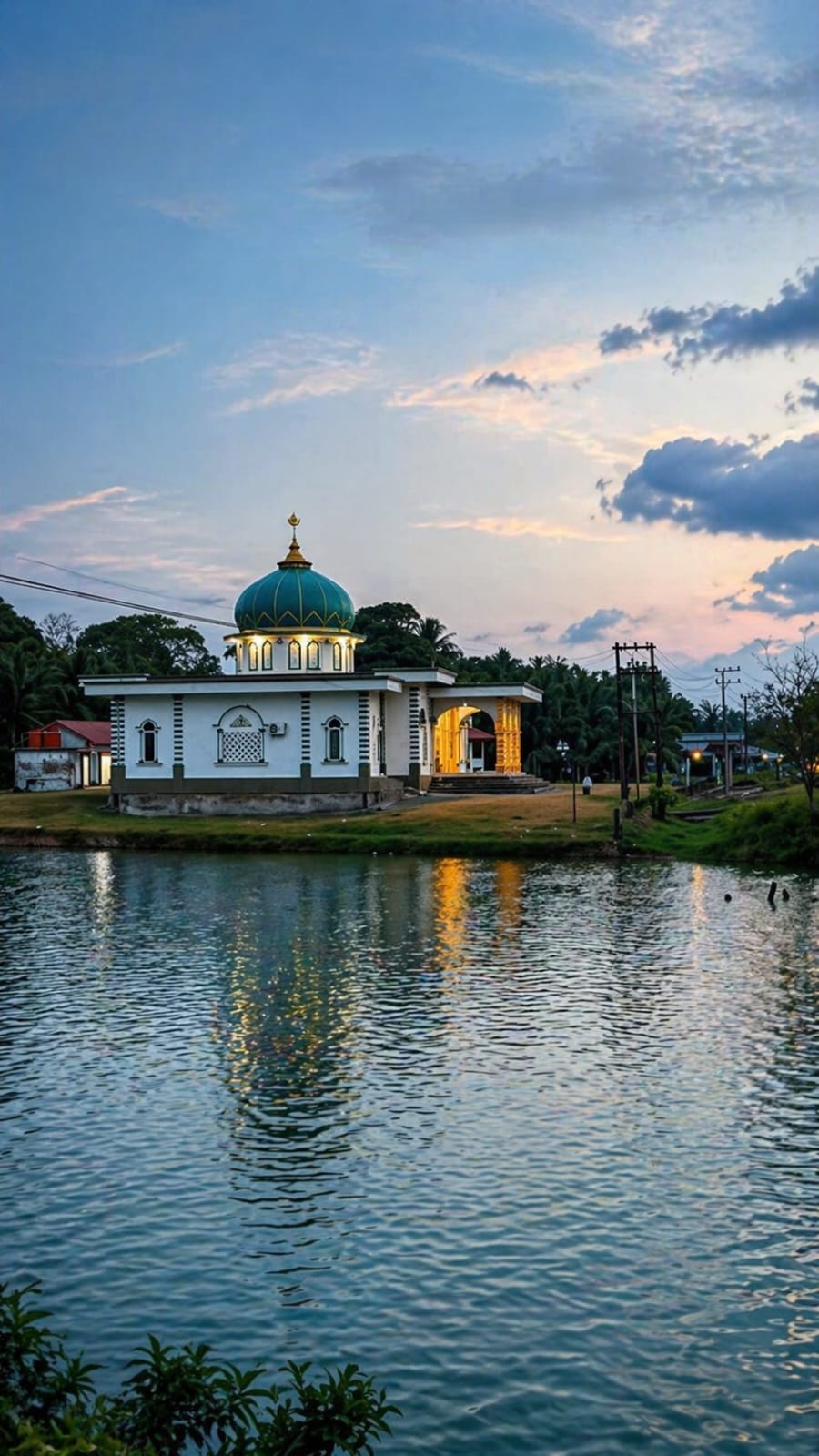 Masjid Guci Nurul taqwa Masjid kebanggaan warga kuala tripa